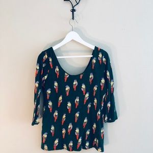 Anthropologie Hummingbird Shirt